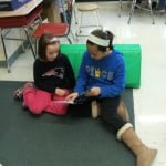 2 buddies reading together.