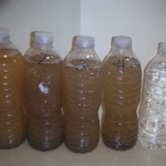A 5 bottle rating scale going from 5 - drinking water to 1 - the dirtiest water.